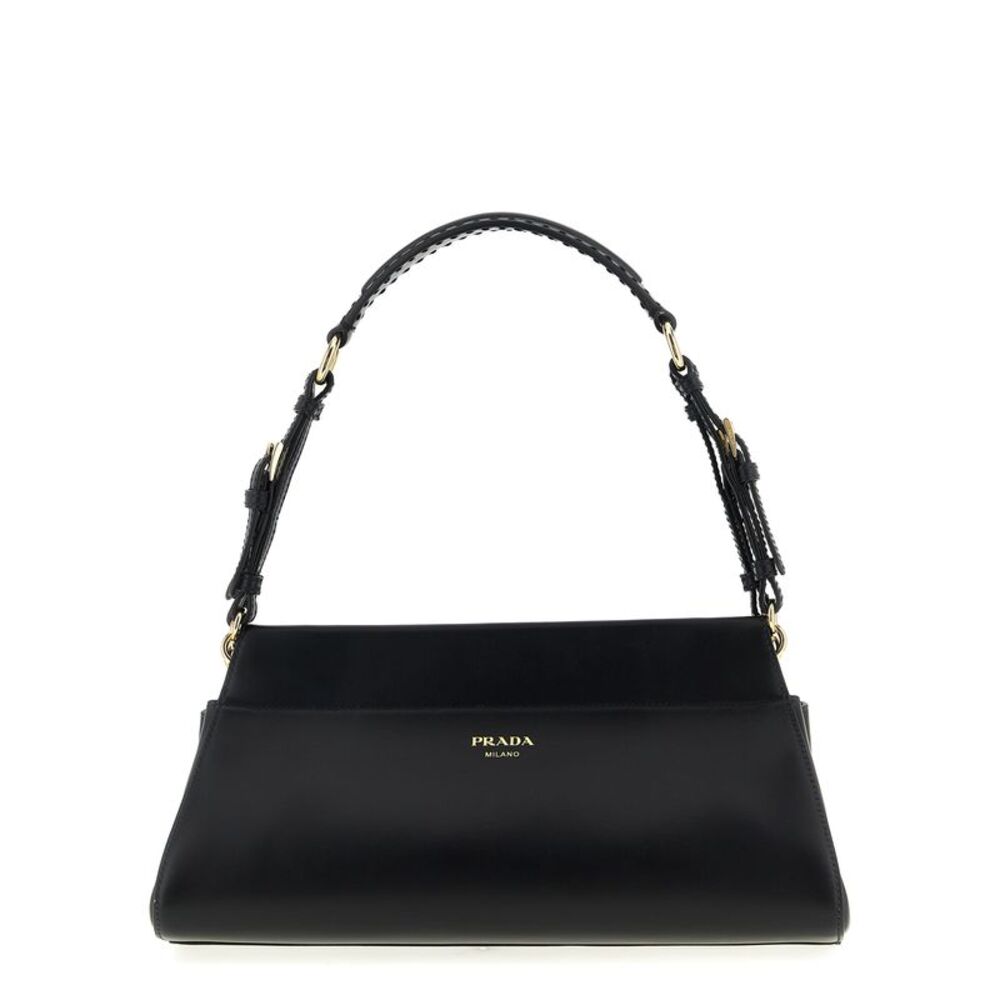Prada Black Calfskin Shoulder Women's Bag